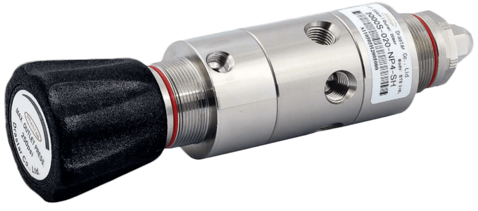 DK-LOK Two Stage Pressure Regulator, 2000 Series